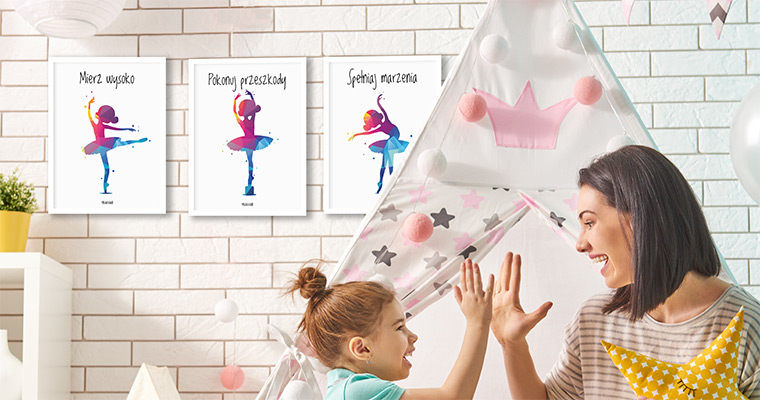 personalizowane plakaty do pokoju dziecka chłopca i dziewczynki alovestudio pl