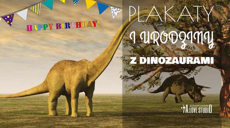 nowe plakaty z dinozaurami pójkoj dziecka alovestudio
