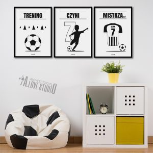 plakaty piłkarz dla dzieci piłkarskie pokój chłopca 2