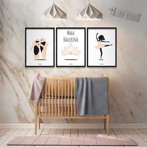 plakaty dla dzieci mała ballerina alovestudio 2